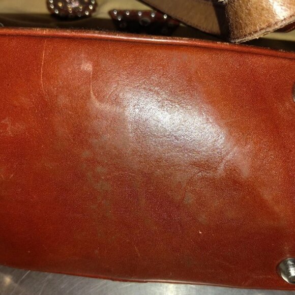 DDD Triple D Women's Purse Bag Canvas Cross Design Studded 10 in Long X 12 Width - Picture 4 of 11